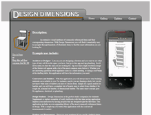 Tablet Screenshot of designdimensionsapp.com